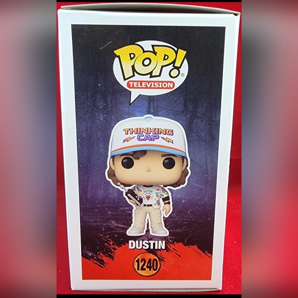 Dustin funko # 1240 (nib) Brand new dustin from stranger things funko pop. - Picture 6 of 7